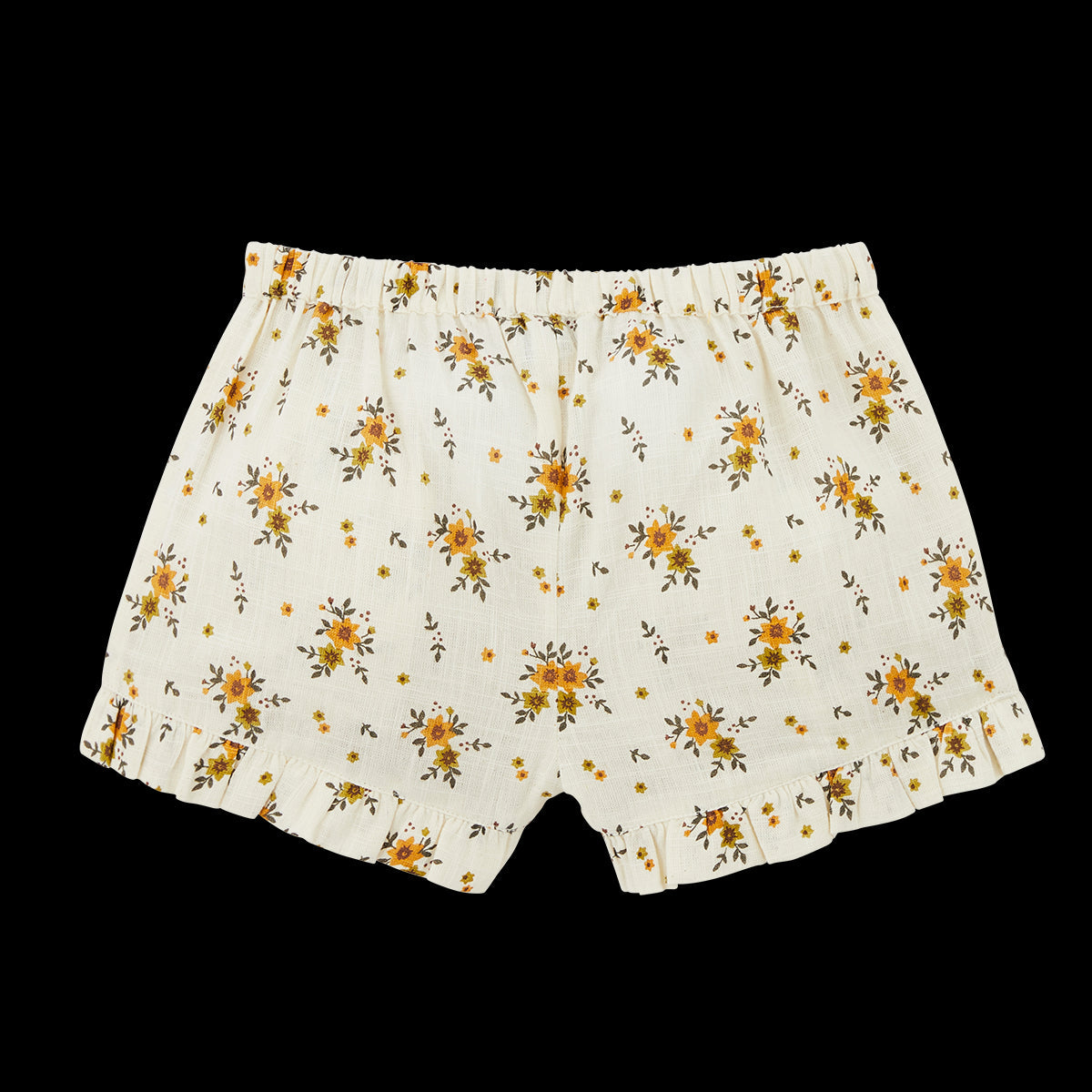 Short Lys Ivoire/Moutarde