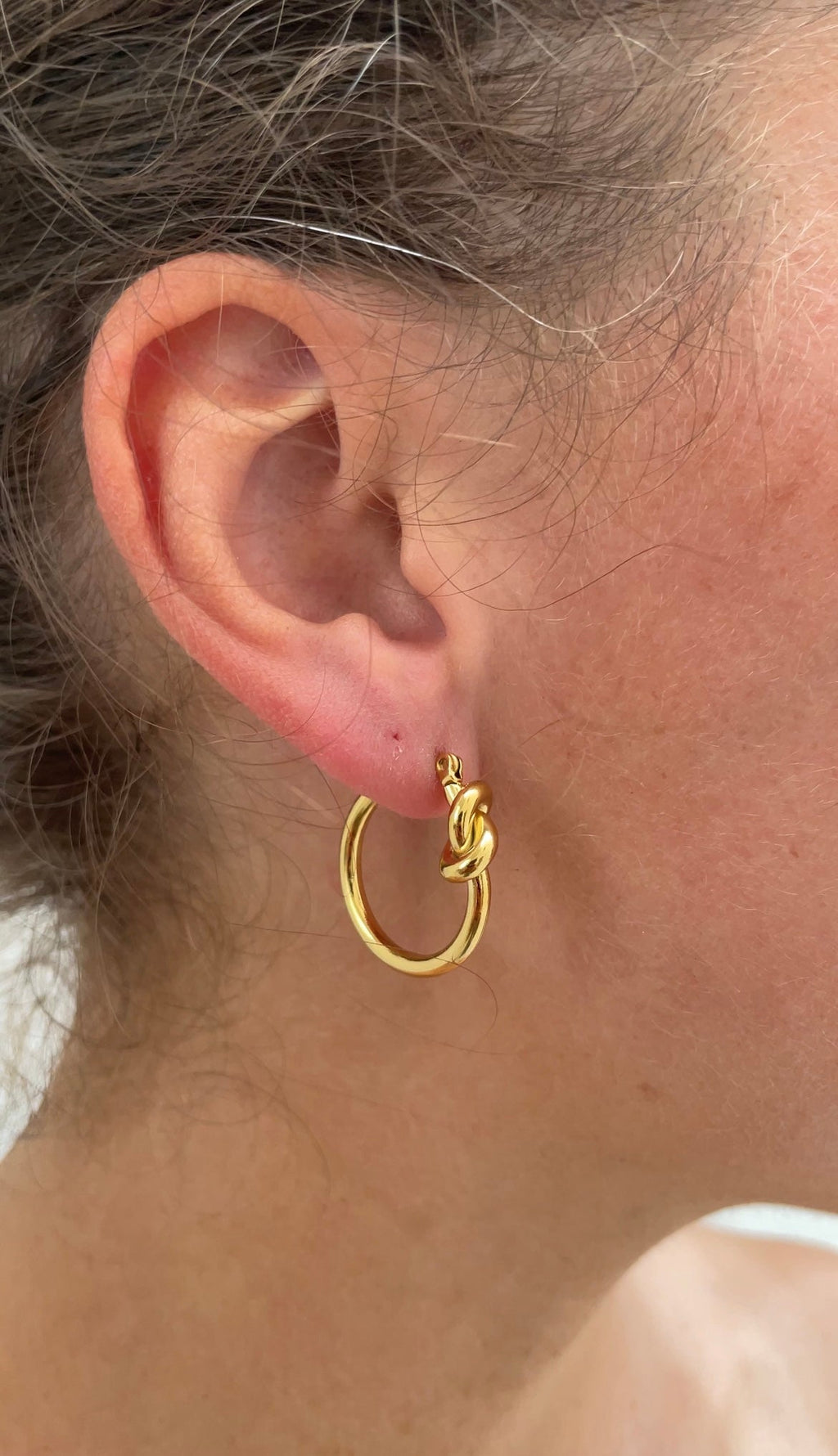 Boucles D'Oreilles Thin Knot