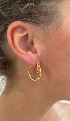 Boucles D'Oreilles Thin Knot