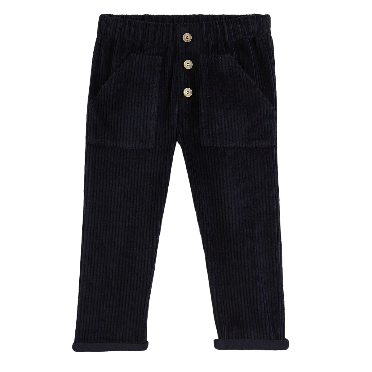 Pantalon Joseph Velours Bleu Marine