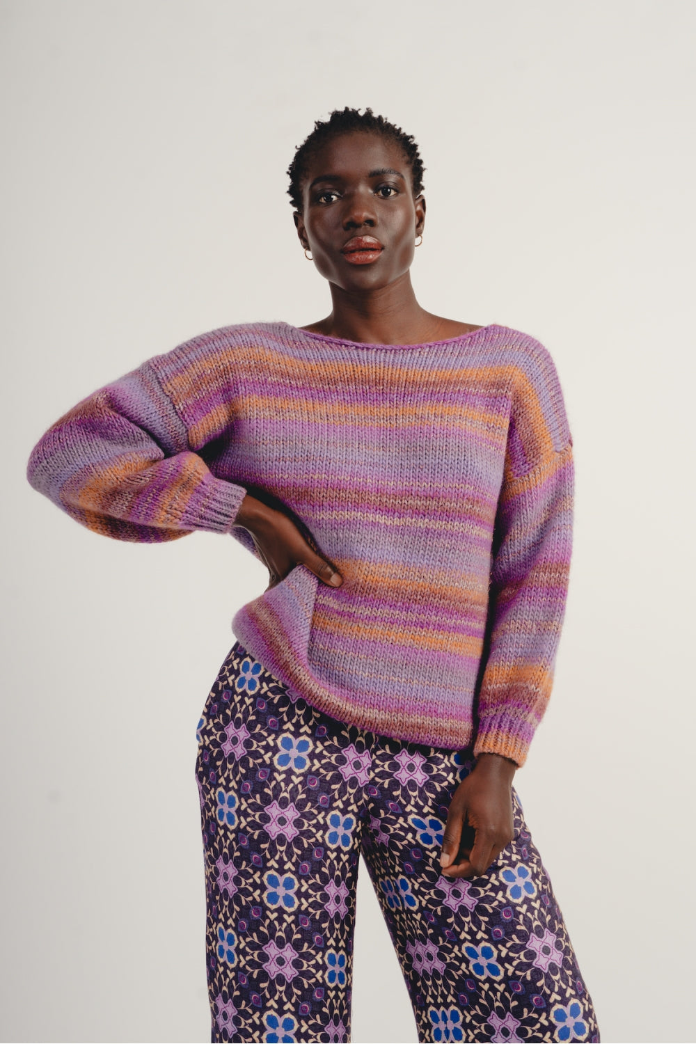 La Maille Wenda Dos Nu Fancy Spark Mauve