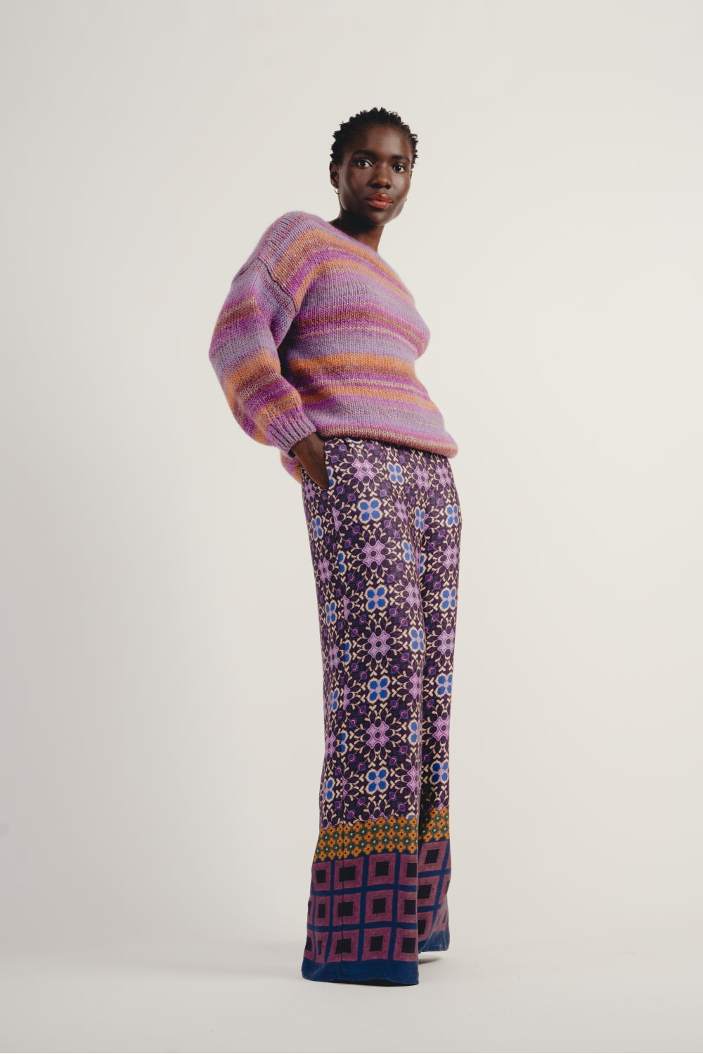 La Maille Wenda Dos Nu Fancy Spark Mauve