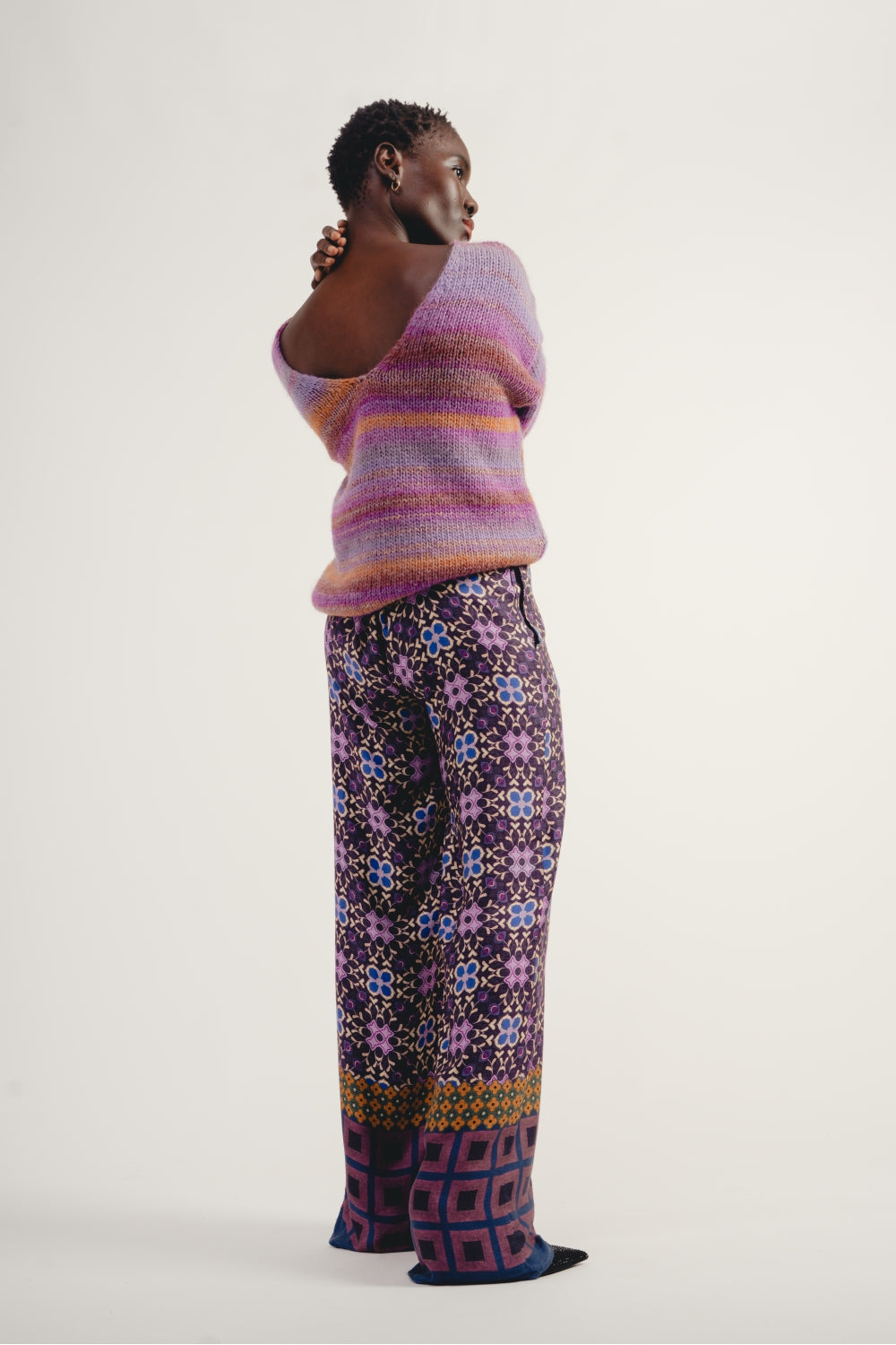 La Maille Wenda Dos Nu Fancy Spark Mauve