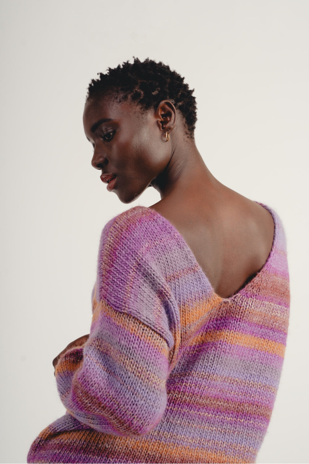 La Maille Wenda Dos Nu Fancy Spark Mauve