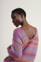 La Maille Wenda Dos Nu Fancy Spark Mauve