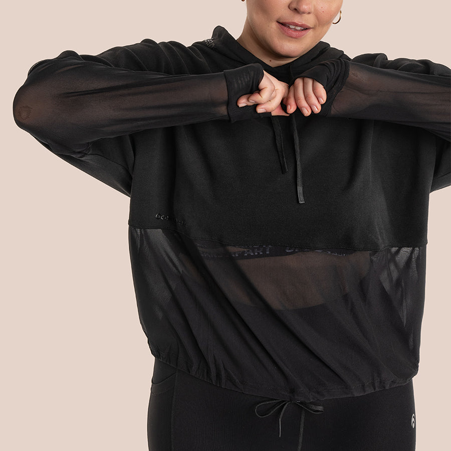 Sweat À Capuche Joy - Noir