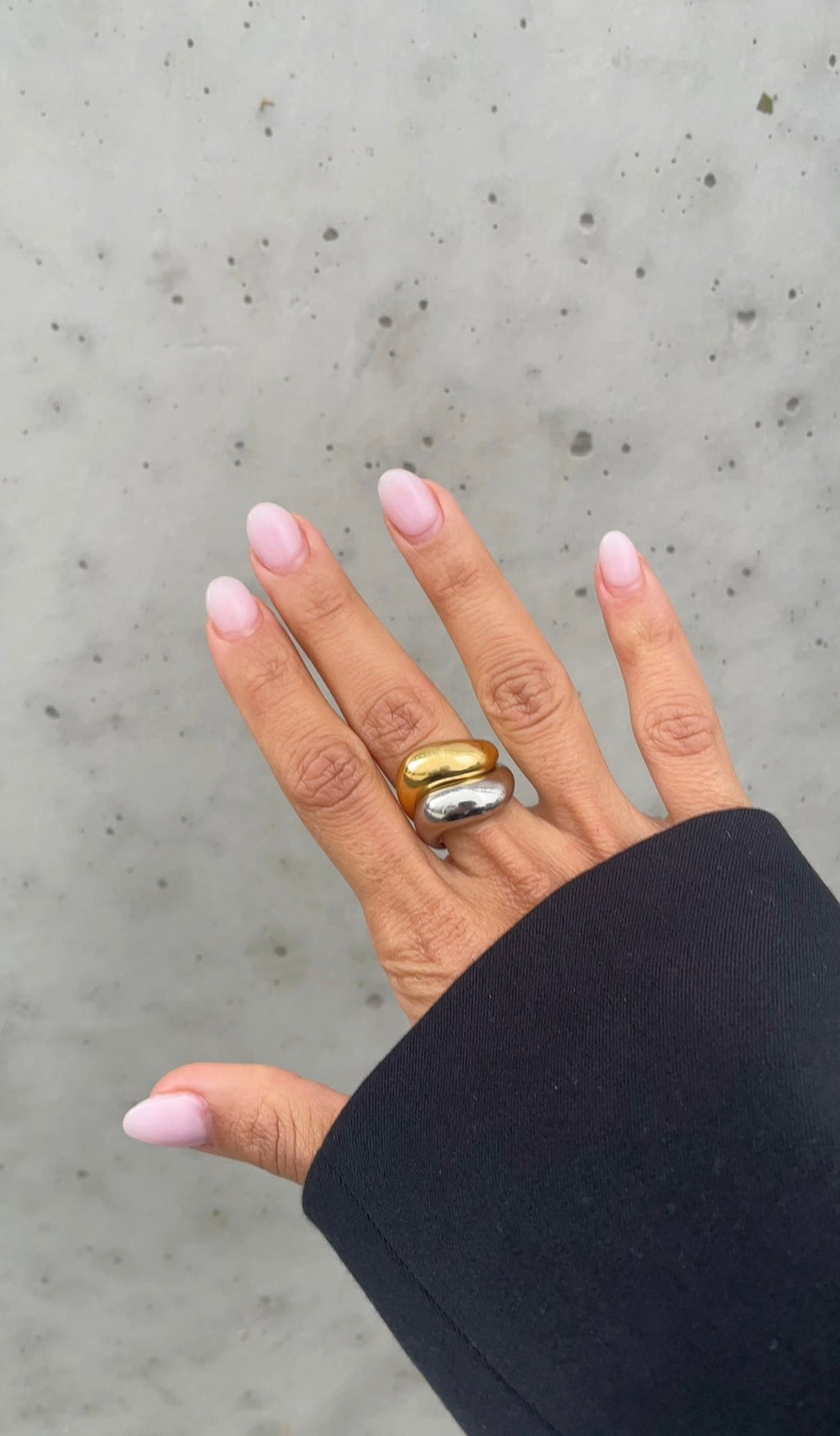 Bague Duo Wave