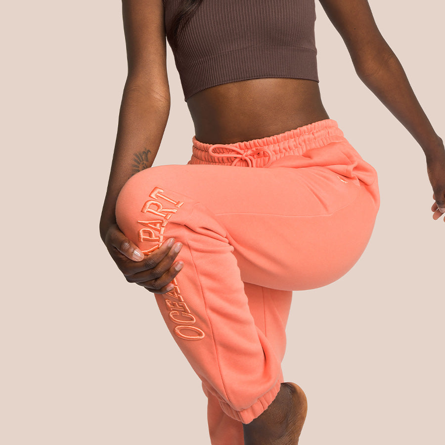 Pantalon De Survêtement Charly - Orange Coquelicot