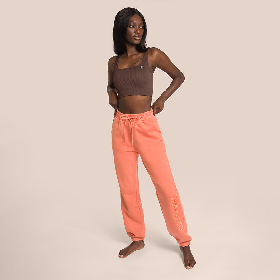 Pantalon De Survêtement Charly - Orange Coquelicot