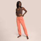 Pantalon De Survêtement Charly - Orange Coquelicot