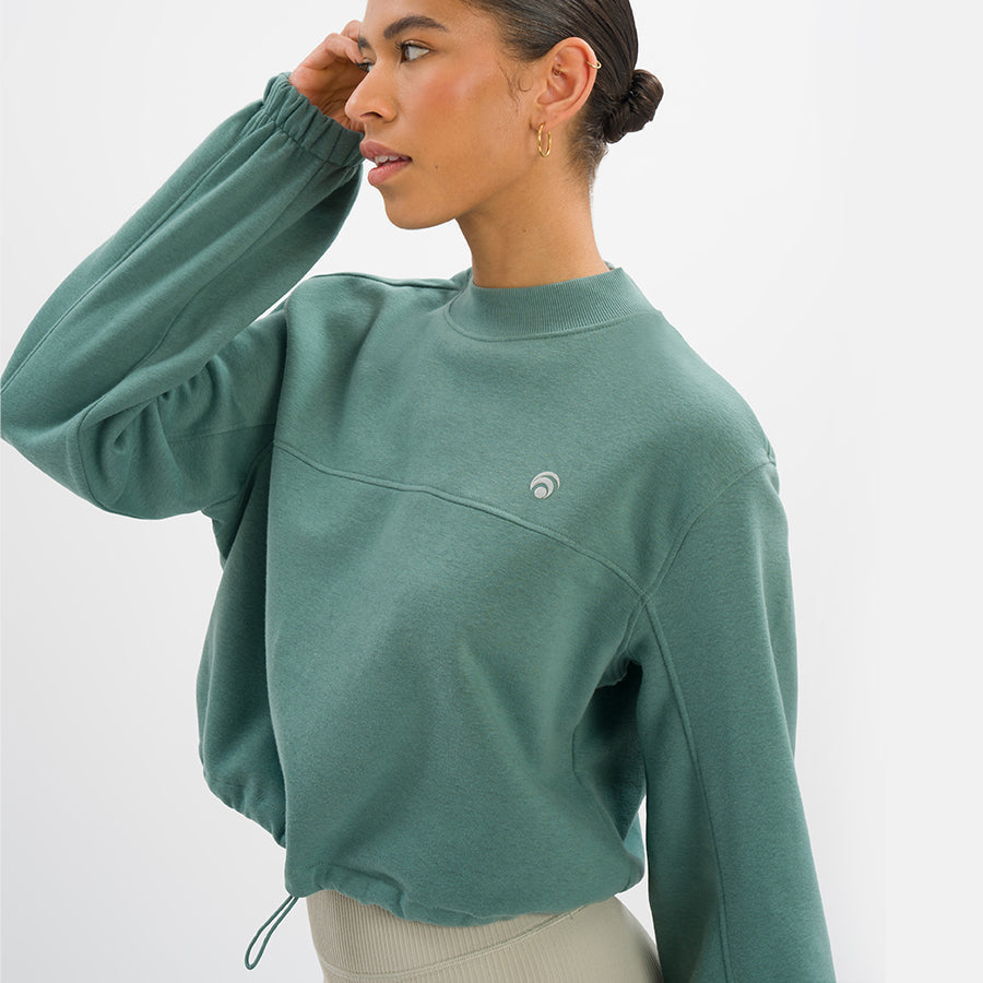 Pull Court Soho - Vert Palmier Doux