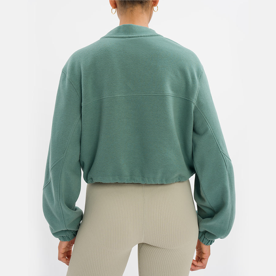 Pull Court Soho - Vert Palmier Doux