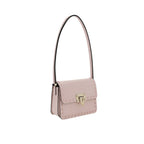 Valentino Garavani Rockstud Leather Shoulder Bag - Pink - Femme