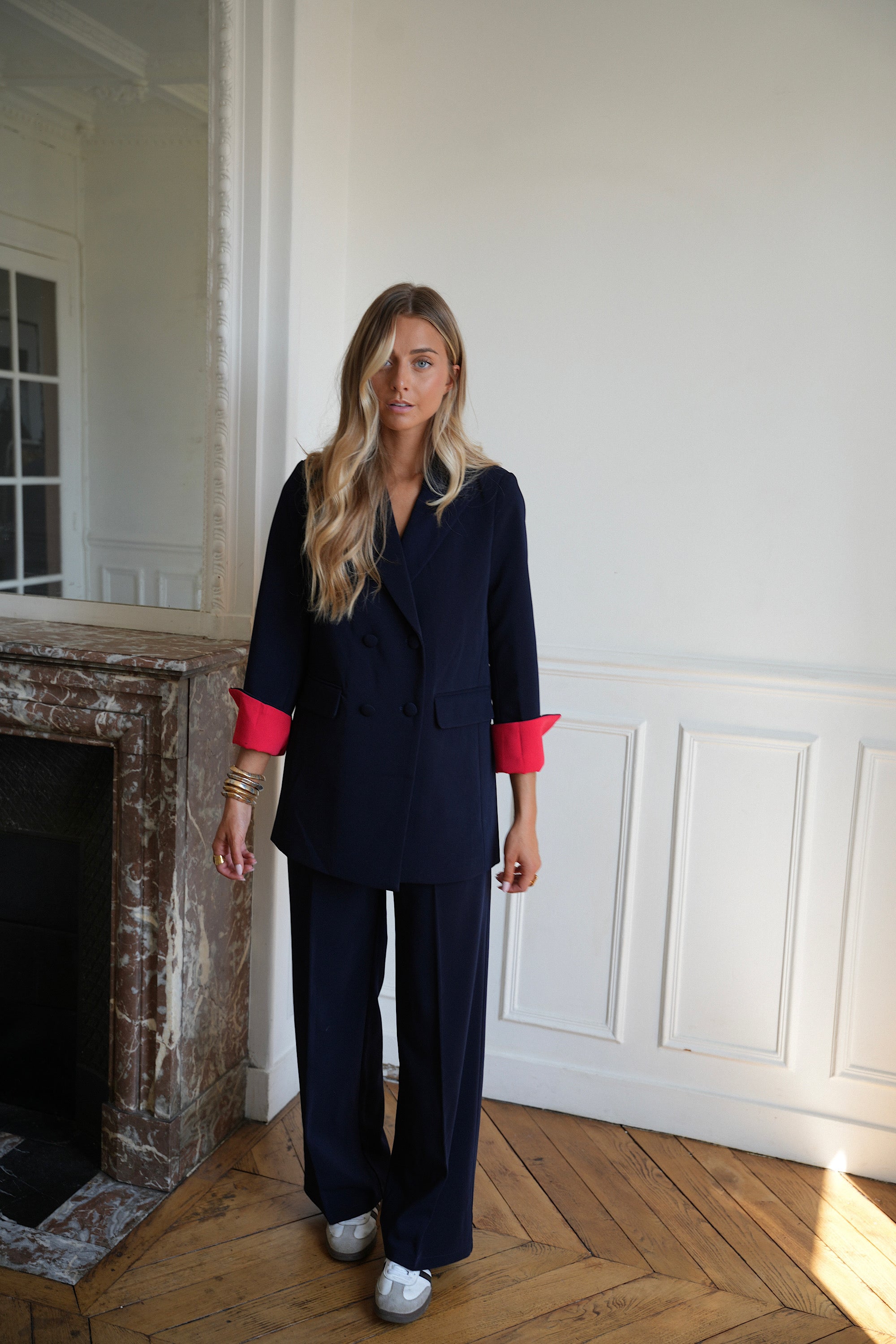 Pantalon Droit Arsene - Marine