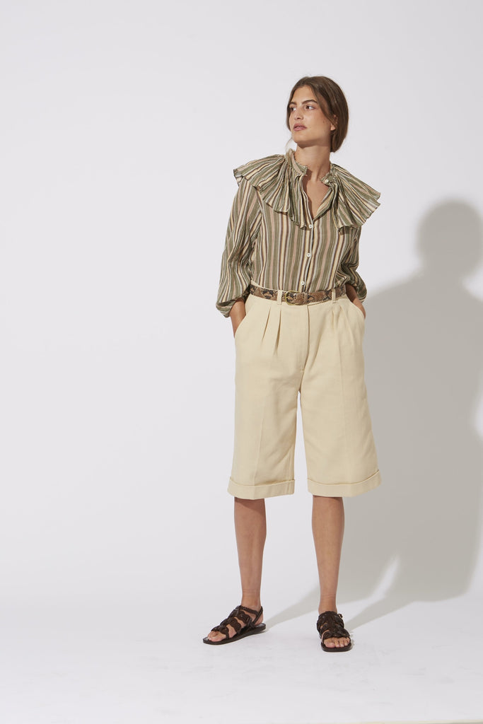 JUPE CULOTTE REGLISSE