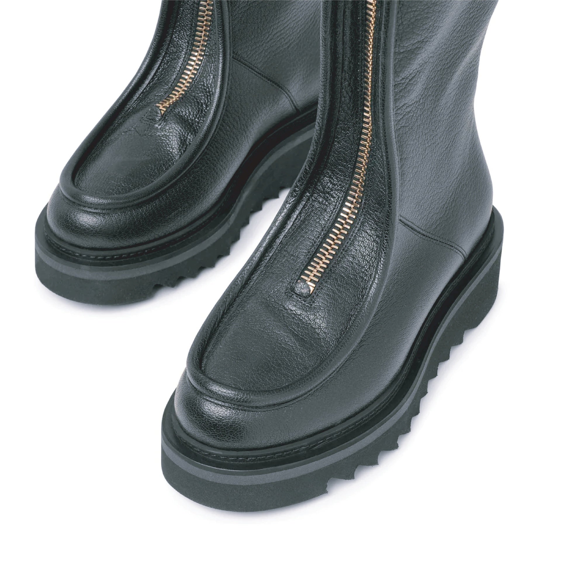 Bottes Salvatore Ferragamo Eurialo Leather - Black - Femme