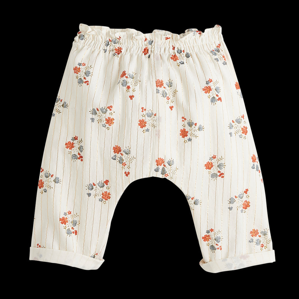Sarouel Malo Flower Print Ivoire