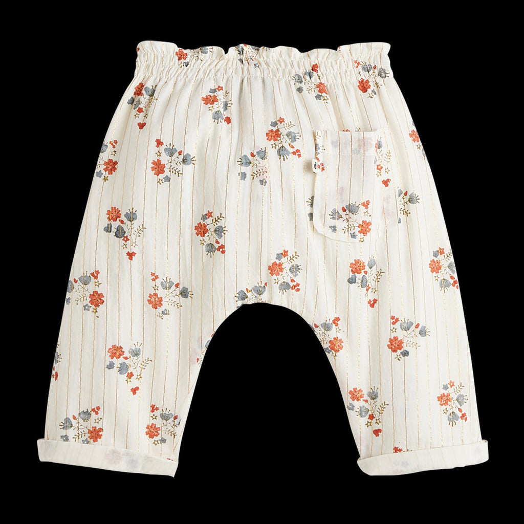 Sarouel Malo Flower Print Ivoire