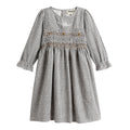 Robe Yoko Vichy Anthracite/Ivoire