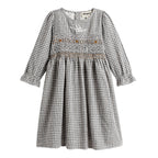 Robe Yoko Vichy Anthracite/Ivoire