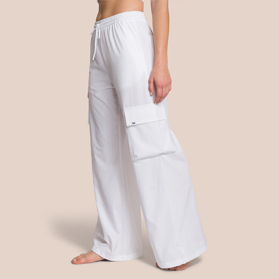Pantalon Cargo Sky - Blanc