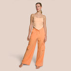 Pantalon Cargo Sky - Orange Tropical