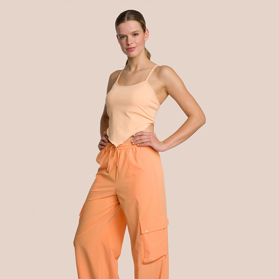 Pantalon Cargo Sky - Orange Tropical