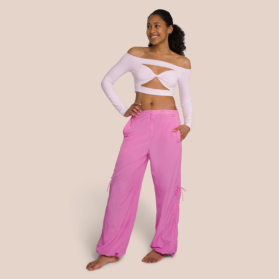 T-Shirt À Manches Longues Venus Front Twist - California Rose
