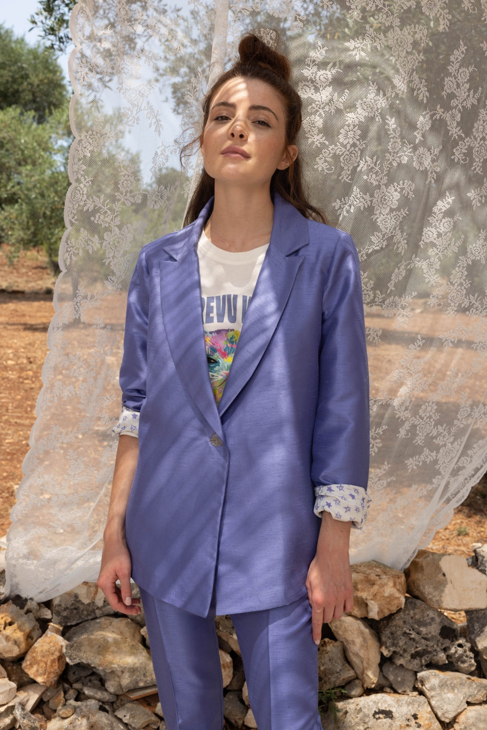Le Blazer Serena Violet