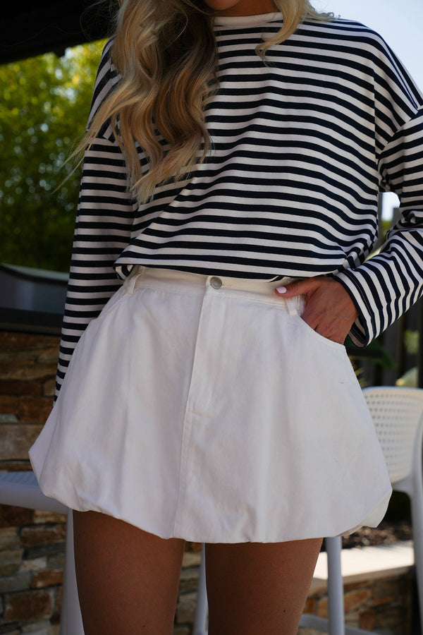 Jupe Short Océane - Blanche