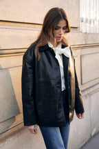Veste En Cuir Le Doyle - Noir