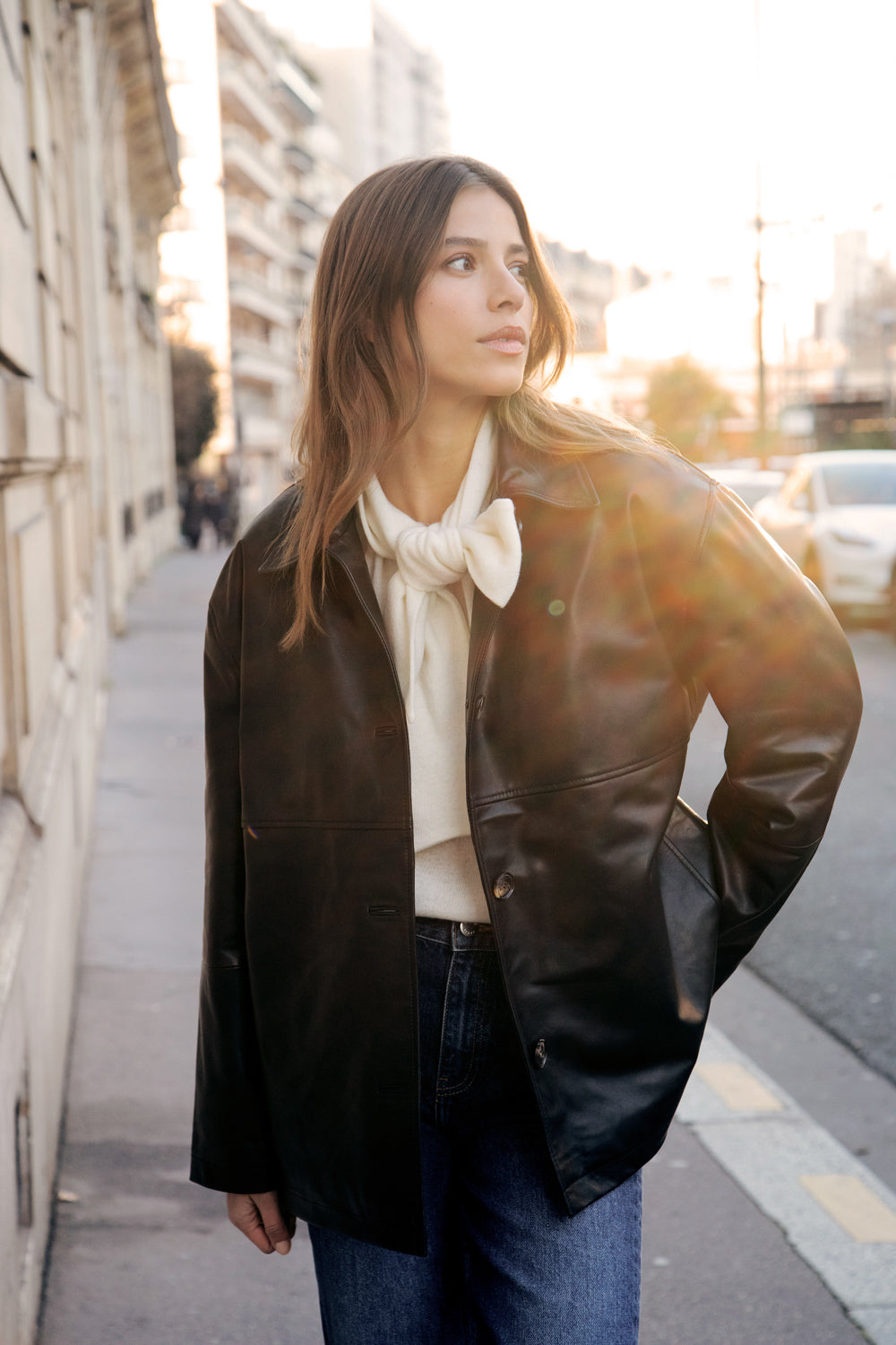 Veste En Cuir Le Doyle - Noir