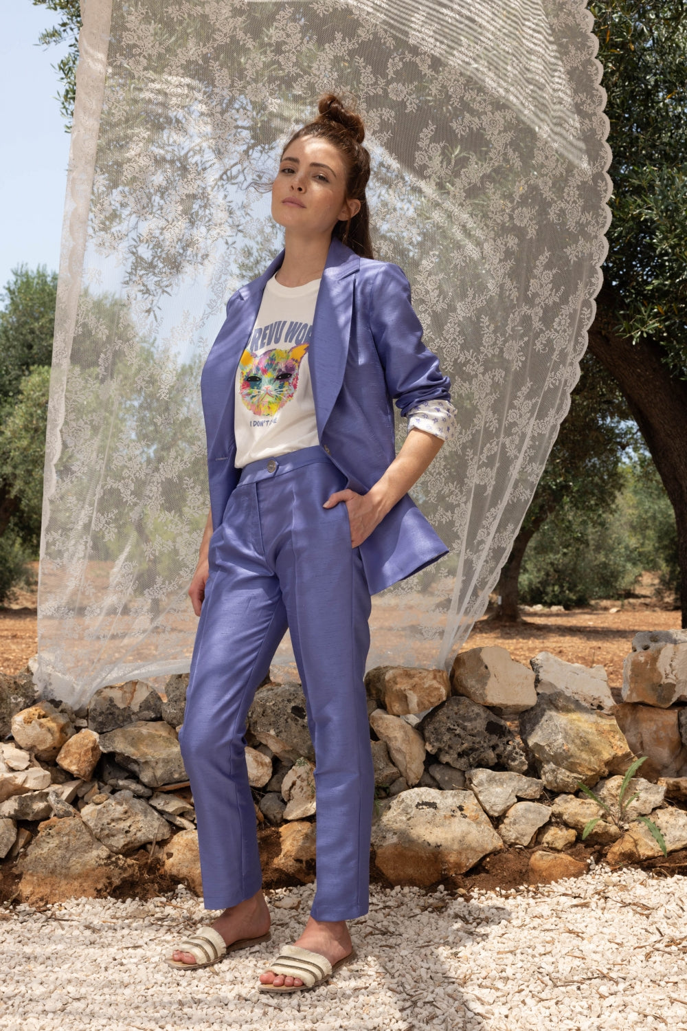 Le Pantalon Silvana Violet