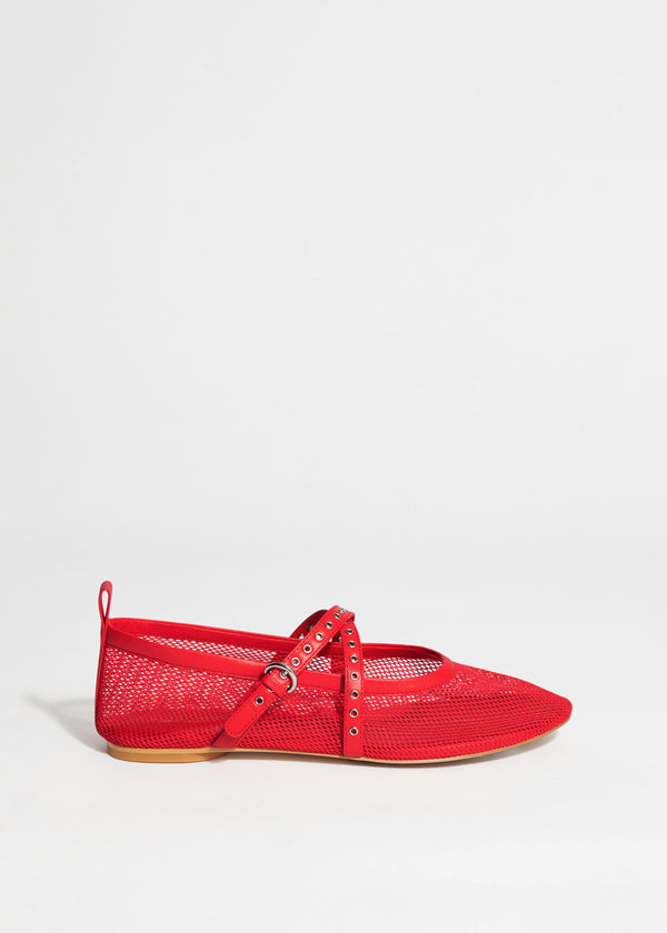 Chaussures Charly Mesh Ballerina Speed - Rouge