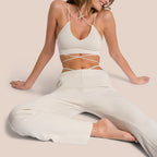 Pantalon Évasé Marly - Chêne