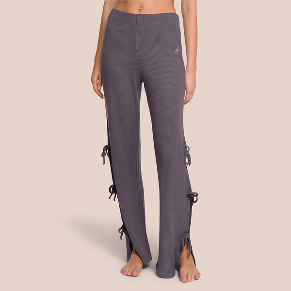 Pantalon Marly Bow Tie - Tall - Gris Mauve