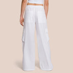 Pantalon Cargo Sky - Small - Blanc