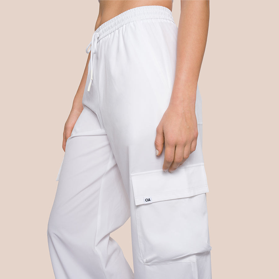 Pantalon Cargo Sky - Small - Blanc