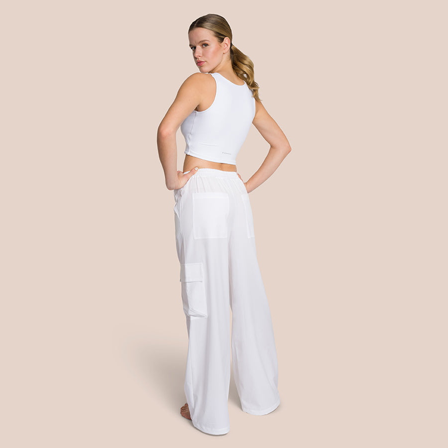 Pantalon Cargo Sky - Small - Blanc