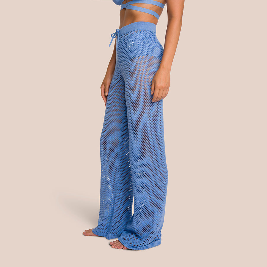 Pantalon Large Lilou - Soft Bay Blue
