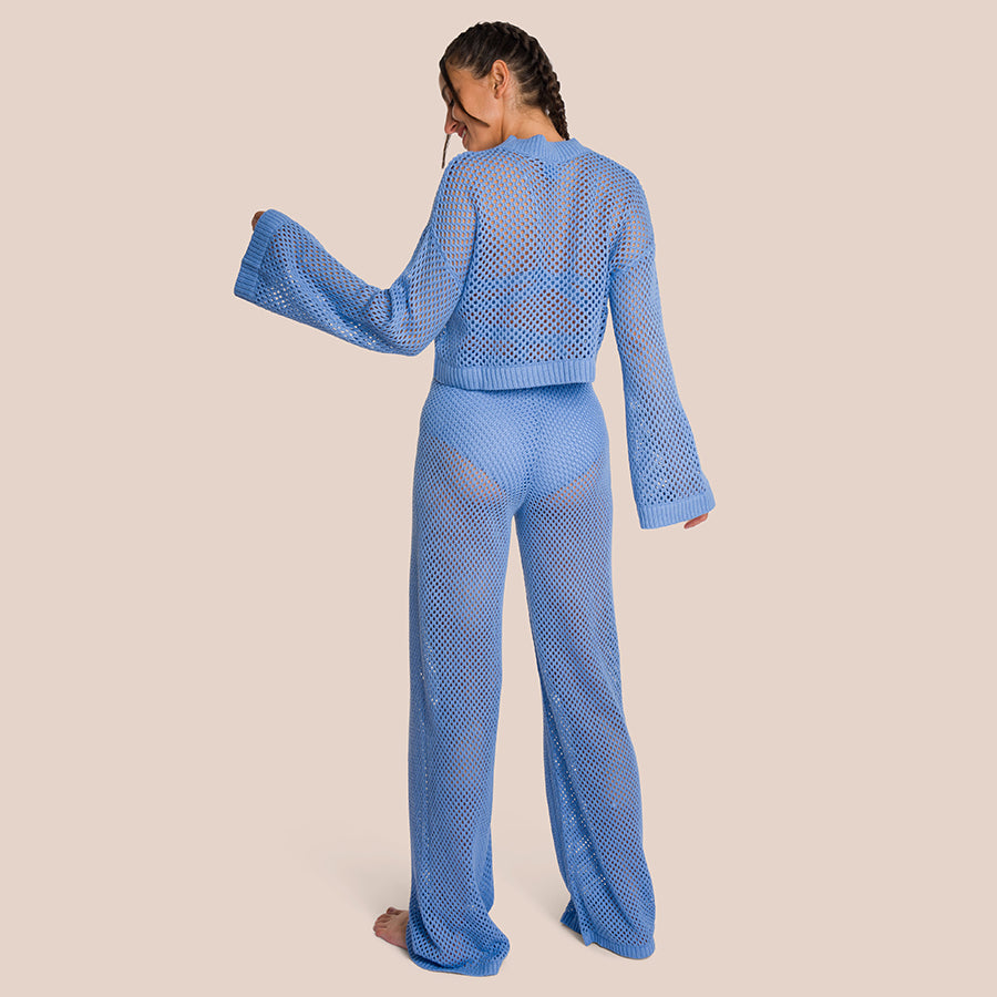 Pantalon Large Lilou - Soft Bay Blue