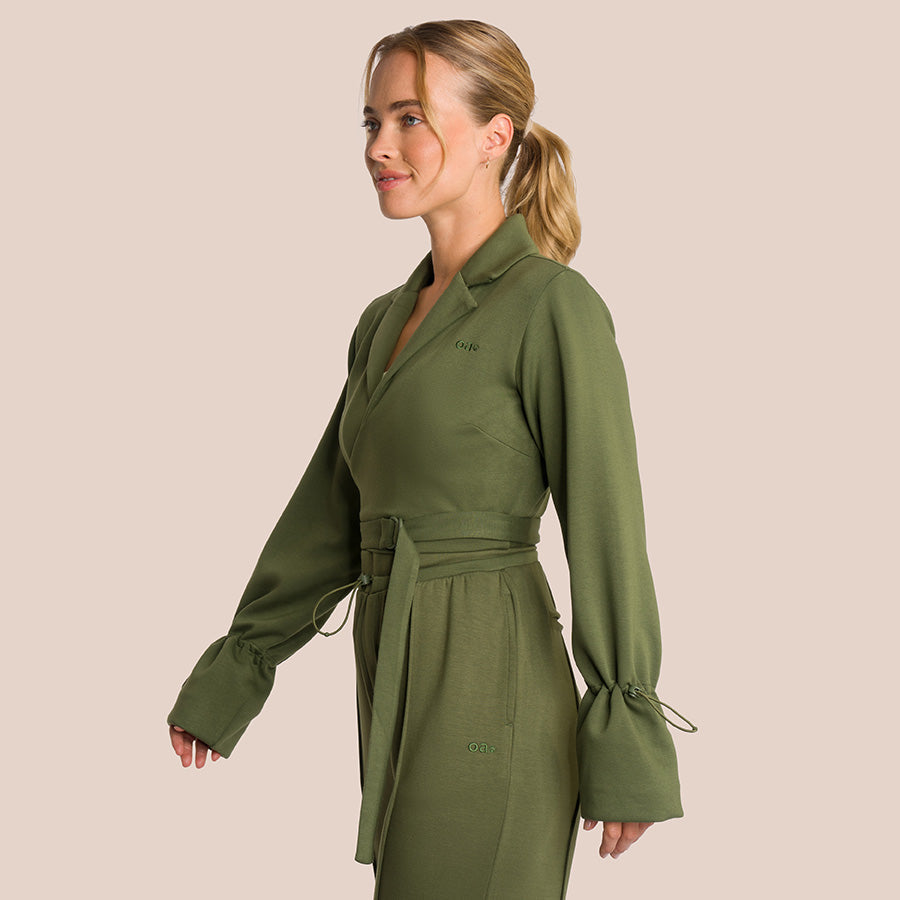 Veste Courte Elodie - Vert Pin Profond