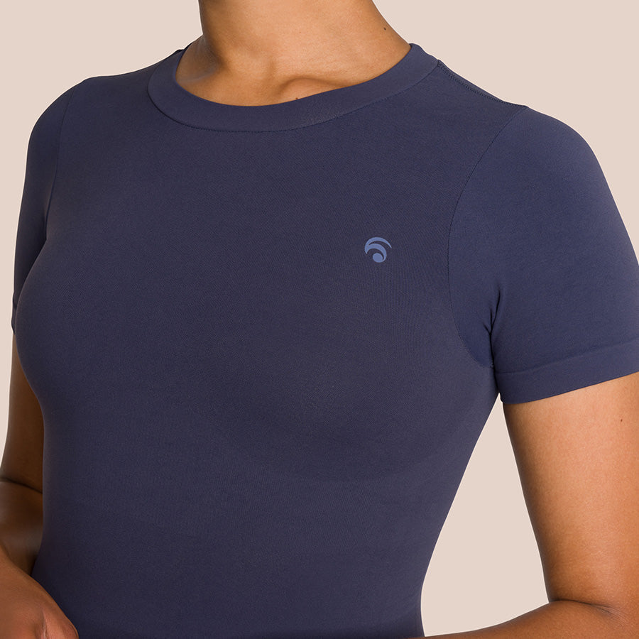 Body T-Shirt Nuageux - Bleu Lune