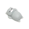 Mini Squishy Chat Gris Qui Dort - Anti-Stress