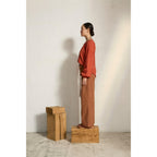 Blouse Rosie Ajouree - Mineral Blue