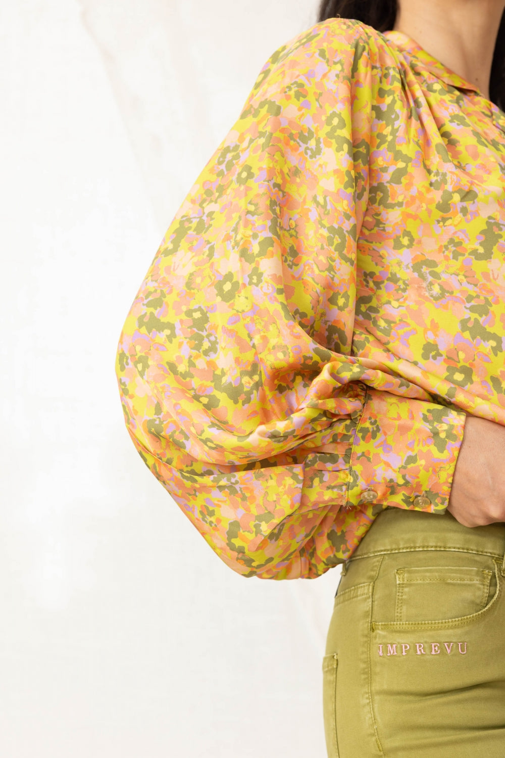 La Blouse Kim Fleurs Jaunes