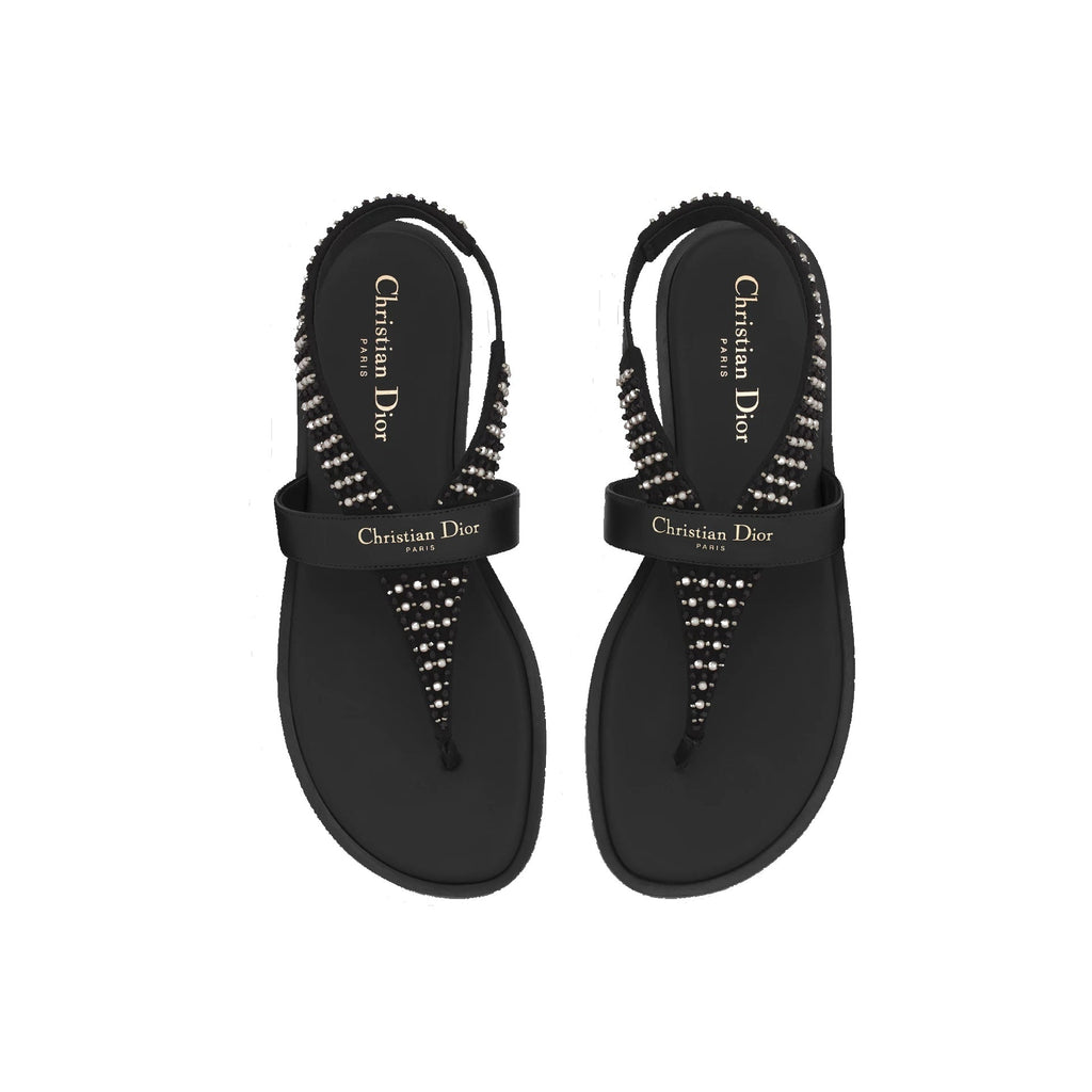 Sandales Dior Eclat Thong - Black - Femme