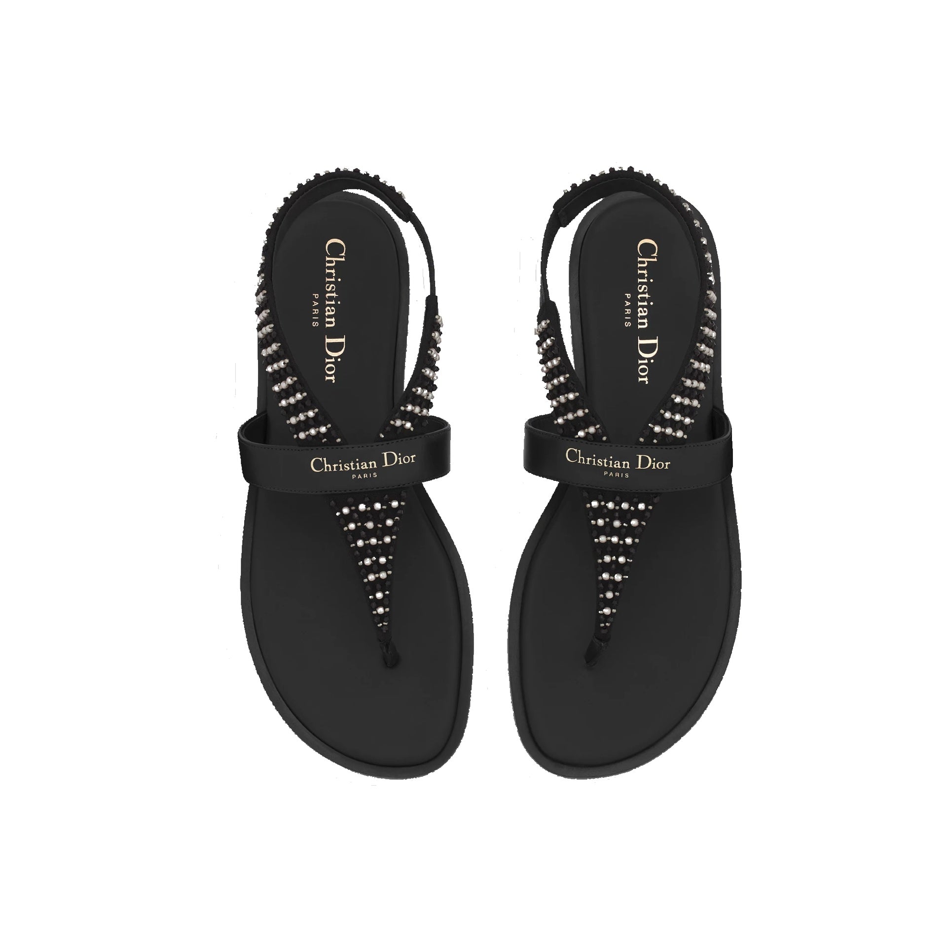 Sandales Dior Eclat Thong - Black - Femme