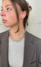 Collier Striped Bold Chain