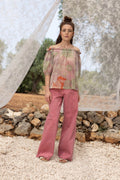 La Blouse Brigitte A  Fleurs